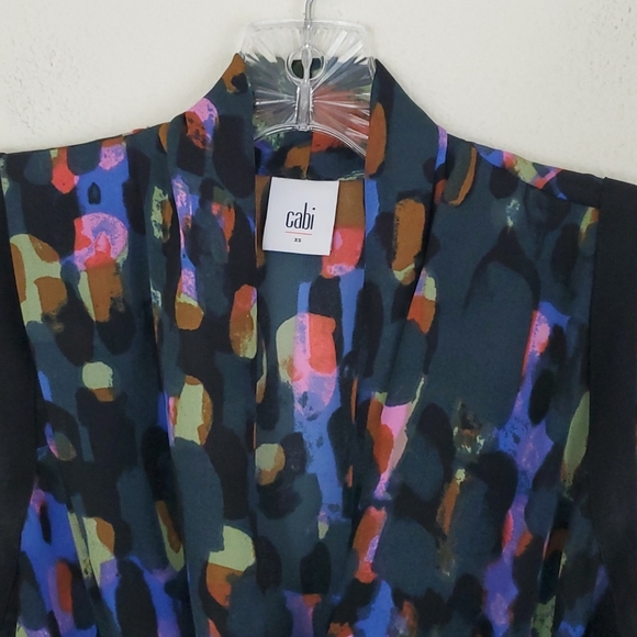 Cabi Multicolored Artsy Print Sleeveless Top XS - Picture 2 of 12